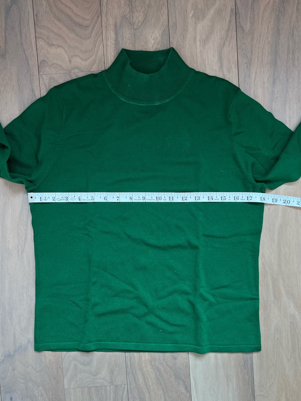 VTG Pendleton Silk Knit Emerald Green Sweater Size Petite M - Picture 3 of 6